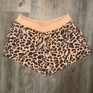 Aerie leopard print shorts
